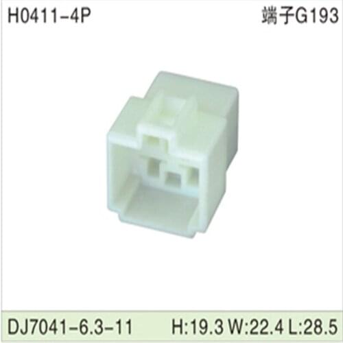 Free shipping 500pcsDJ7041-6.3-11 4Pin 6.3mm AMP Car Electrical Wire Connectors for VW,BMW,Audi,Toyota,NISSAN AND other