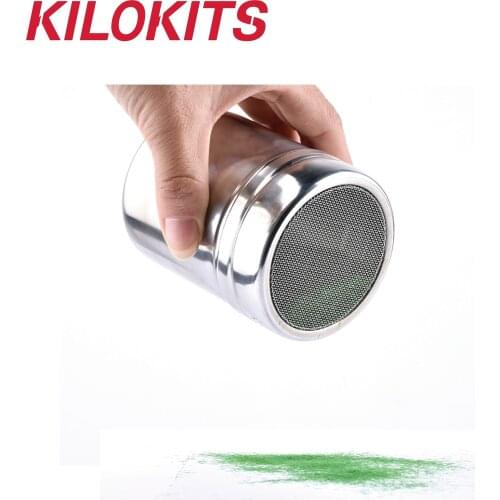 Stainless Steel Static Grass Shaker Container for Military Models Dioramas Railway Models Terrain Scenery