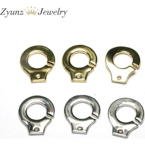 10 Sets, Open handcuff clasp, Clasp Clips on Charms Bracelets