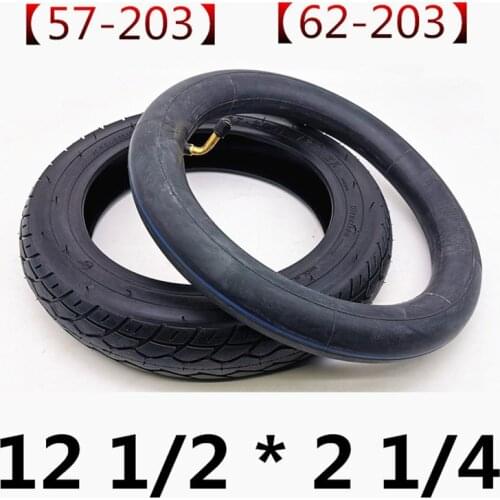12x2.125 Inch Electric Soocter Inner Tube Durable Thick IIR Tyre for 57-203 / 62-203 12 1/2* 2 1/4 12.5 Scooter Wheel