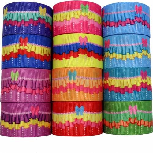 5 yards 1-1/2 inch Color handmade DIY heat transfer ribbon webbing threaded belt ribbed ribbon satin ribbon gift strap