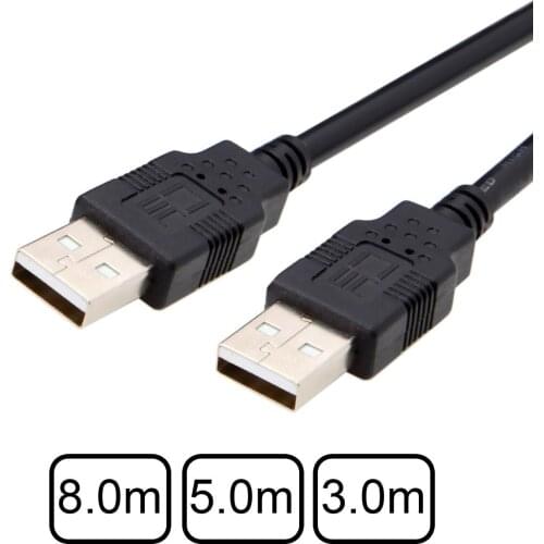 8m 5m 3m USB Type-A Male to USB 2.0 Male Data Cable for Hard Disk & Scanner & Printer