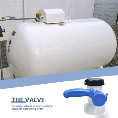 1000L Ibc Tank Garden Hose Adapter Dn50 Butterfly Valve Container Outlet Valve Parts Tool