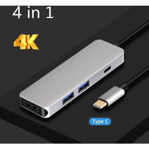 USB 3.1 Type C To 4K TV Minitor HDMI-compatible Video Converter Adapter USB 3.0 HUB for MacBook PC for Samsung Galaxy S8 S9 S21