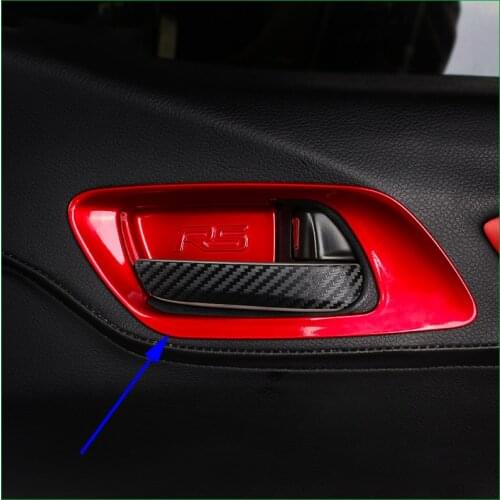 Car Accessories For Honda Fit / Jazz 2014 2015 2016 Interior Door Handle Bowl Frame Panel Cover Trim Car styling