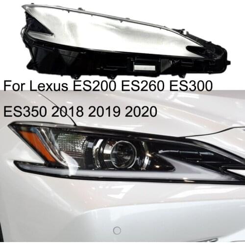 Car Headlight Lens For Lexus ES200 ES260 ES300 ES350 2018 2019 2020 Headlamp Cover Replacement Auto Shell