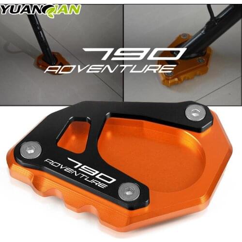 Side Stand Enlarge Kickstand Fit FOR 790 Adventure ADV R/S 790ADV 2019 2020 2021 Motorcycle Accessories Sidestand Foot Enlarger
