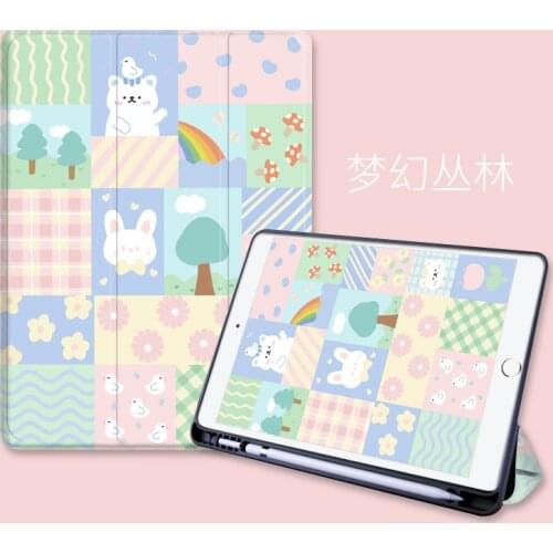 For iPad 7th 8th Generation Case With Pencil Holder Smart Cover For Funda iPad 9.7 10.2 10.9 Case For iPad Air 2 3 4 Pro 10.5 11