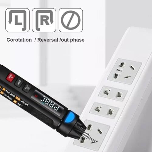 Kkm99/kkm100 1Hz~10MHz Digital Multimeter Professional True RMS Digital Multimeter+Voltage Test Pen Current Voltage Measurement