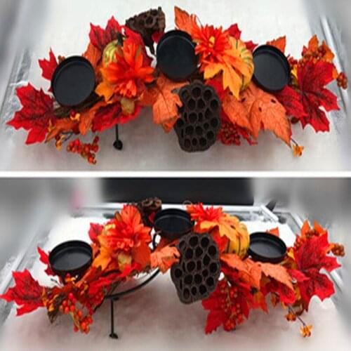 Decorations Halloween table setting candlestick wedding arrangement table length 65 cm wide 25 cm