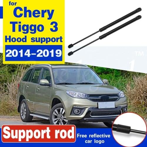 Damper Car Styling Front Bonnet Hood Modify Gas Struts Lift Support Shock Absorber Hydraulic Rod For Chery tiggo 3 2014 - 2019