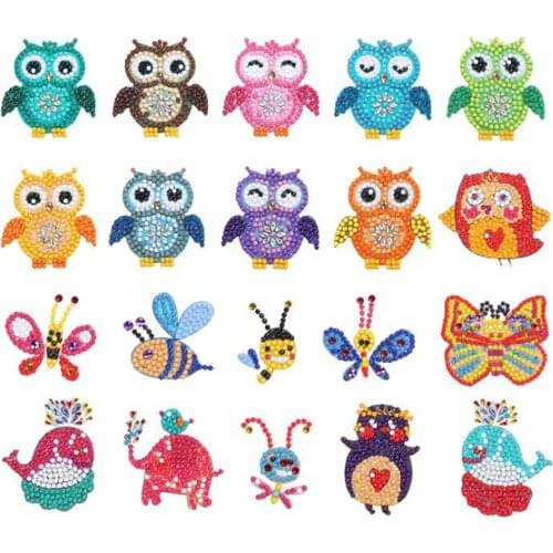 DIY Animals Kids Special shaped Diamond Painting Stickers Full Drill Diamond Painting Kits Embroidery Cross Stitch Manual DIY