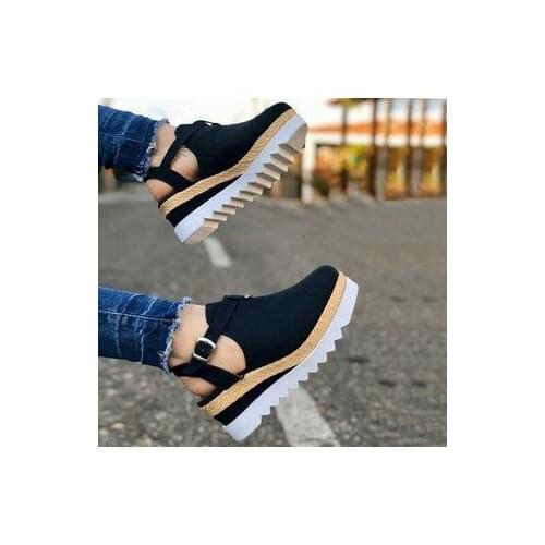 Flop Chaussures Femme Platform Sandalia Sandals Women Wedges Shoes Pumps High Heels Sandals Summer Drop Shipping