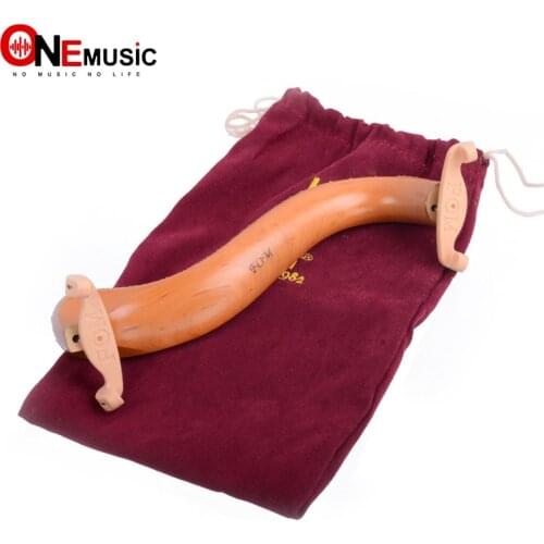 FOM ME-035 Maple Wood Real Leather Back Shoulder Rest for 4/4 3/4