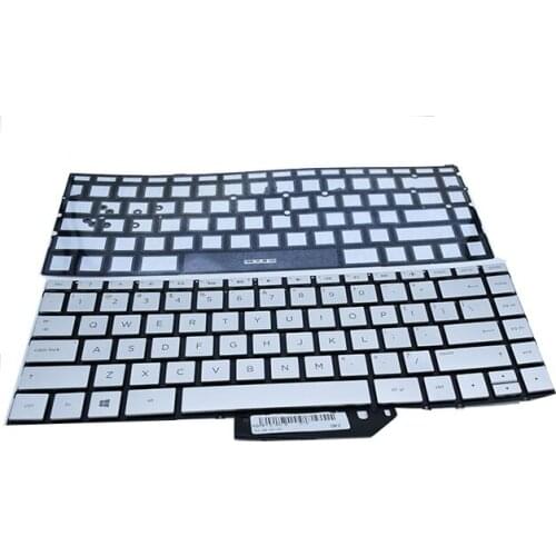 Laptop US Layout keyboard For HP 13-ae010TU silver color