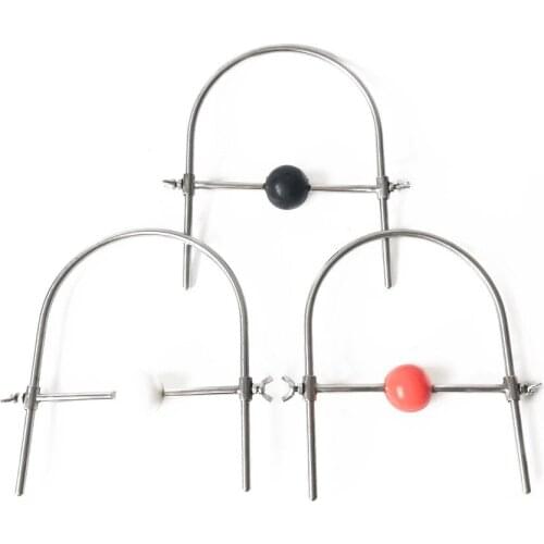 Stainless Steel Ring Gag Sex Restraints Adjustable Open Mouth Gag Tongue Sex Slave Bdsm Bondage Adult Games Sex Tools For Couple