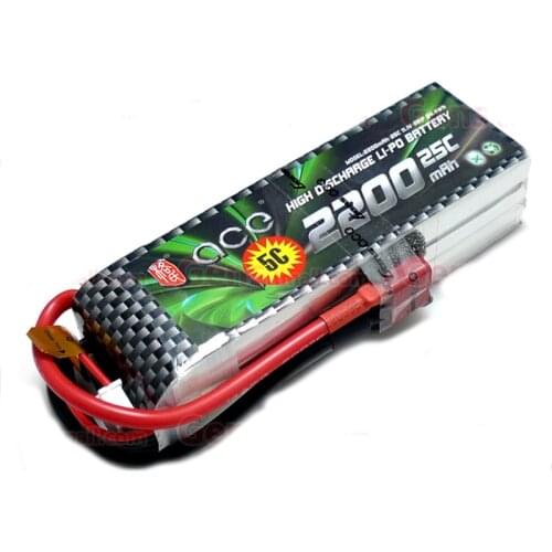 ACE 2200mAh 3S 11.1V 20C 25C 30C 40C Airmodel Lithium Battery Pack