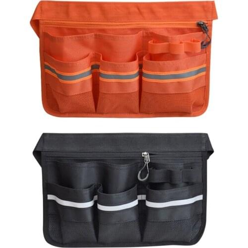 M89B KTV Dining Cleaning Tool Storage Bag Hotel Restaurant Cleaner Waiter Waist Belt Tool Bag with Pockets