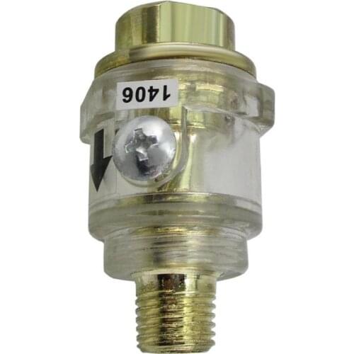 Mini In-line Oiler Lubricator Hardware Oiler Lubricator of 1/4" Oiler Lubricator for Pneumatic Tool & Air Compressor Pipe