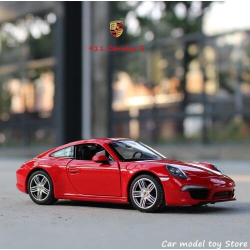 WELLY 1:24 911 Carrera S sports car simulation alloy car model crafts decoration collection toy tools gift