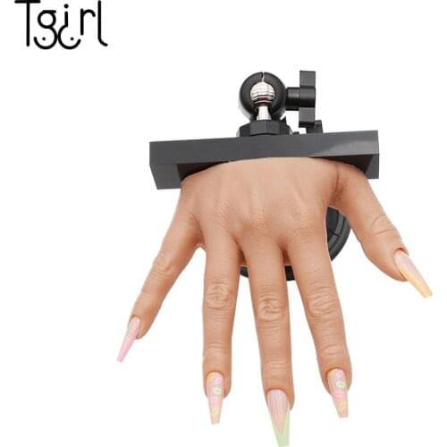 New Practice Hand For Nail Art Adult Mannequin Moveable Nails