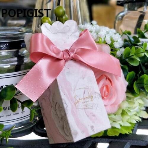 Wedding Favor and Candy Box Gift Bag Paperboard Gift Box Chocolate Boxes Cookies Bag Kids Birthday Supplies Wedding Decoration