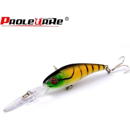 Proleurre 10cm 7.5g Minnow Fishing Lure Artificiais Hard Bait Souple Iscas Para Pesca Fishing Wobblers Swimbait Leurre Peche
