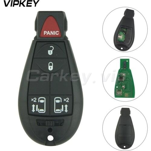 Remotekey #8 fobik Keyless entry remote key fob 4 button with panic for Chrysler Dodge Jeep 2012 M3N5WY783X