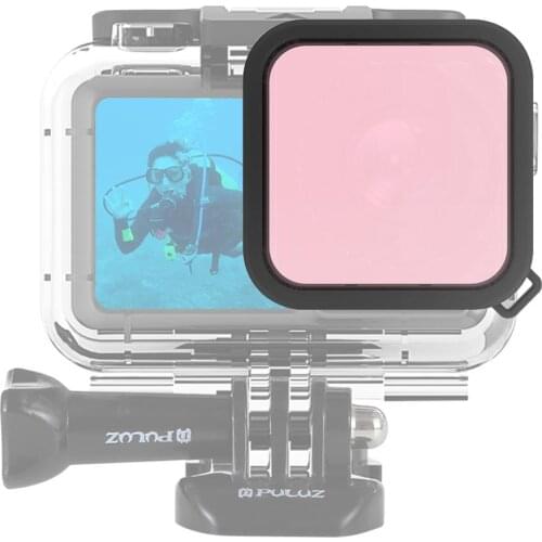 PULUZ Housing Diving Color Lens Filter for DJI Osmo Action