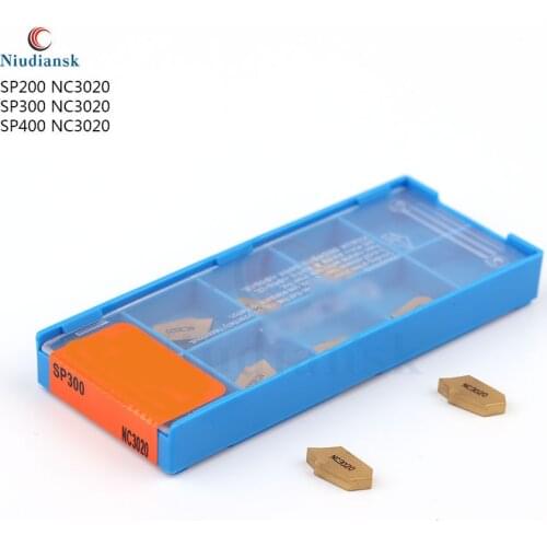 SP300 SP400 SP200 NC3020 slotted Cutting tool carbide CNC lathe turning Inserts lathe turning Parting and grooving tools