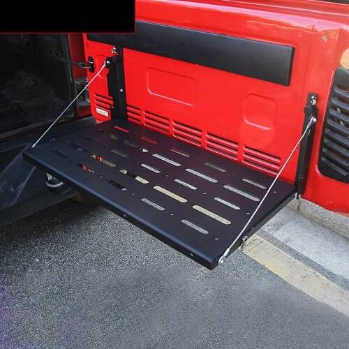 Convenient Tailgate Table Rear Foldable Back Shelf Storage for Jeep Wrangler JK