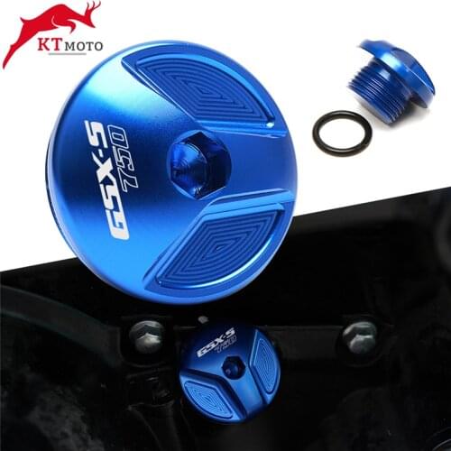 For SUZUKI GSX-S750 GSX S750 GSX-S 750 GSXS750 ALL YEAR Motorcycle High quality Engine Oil Filter Cup Plug Cover Screw