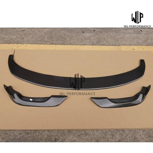 High Quality Carbon Fiber Front Lip Splitter Car Styling For BMW 3 4 Series F30 F35 F32 F34 M3 M4 AC Style Car body kit 13-19