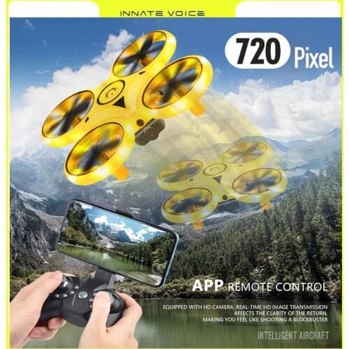 ZK20 RC Drone Mini Quadcopter Infrared Induction UFO Hand Control Drone 2 Controller Quadcopter Gesture Aircraft For Kids/Adult