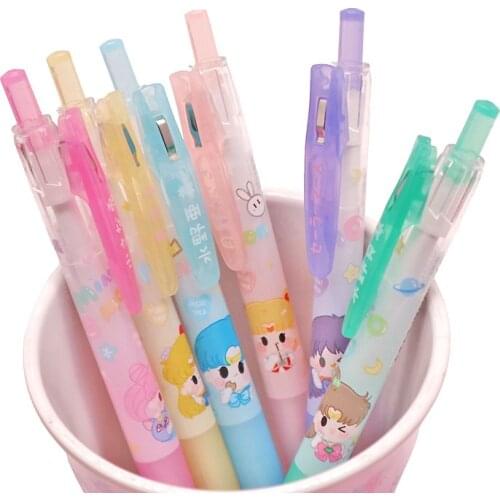 1pcs sailor moon crystal fanart blind box mystery boxes gel pen Stationery