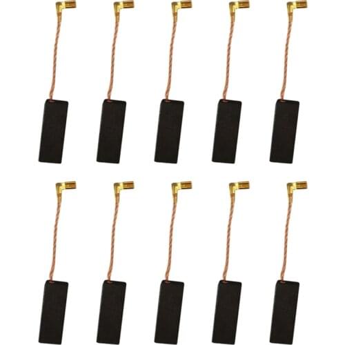 10Pcs Carbon Brush for McCulloch 2200 Chain Saw X73 Flymo Woodshark 350 400 D94