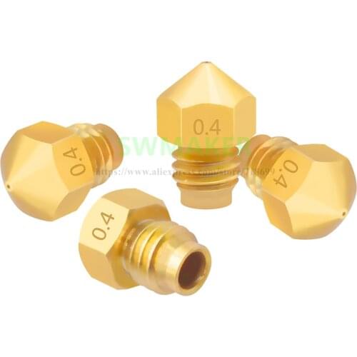 4pcs New type 0.4mm Cyclops Nozzles 1.75mm Double Colors Nozzle 3D printer parts