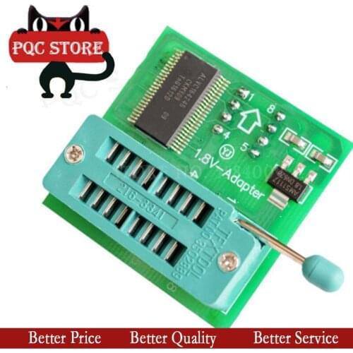 1.8V adapter for Iphone / motherboard 1.8V SPI Flash SOP8 DIP8 W25 MX25 use on programmers TL866CS TL866A EZP2010 EZP2013