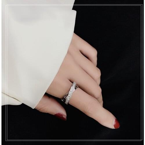 S925 sterling silver cross versatile lady bracelet fashionable couples contracted Girlfriends a gift Free shipping