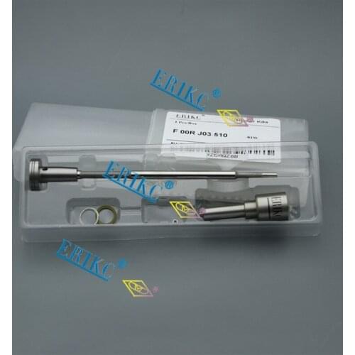 ERIKC F00RJ03510 diesel injektor repair kits F 00R J03 510 nozzle DLLA153P2210+F00RJ02035 repair kit for injector 0445120261