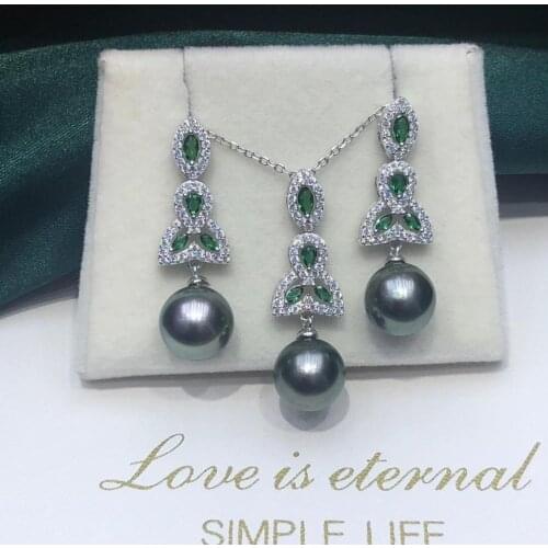 Gorgeous 925 Sterling Silver Pendant Earrings Mountings Findings Base Jewelry Set Mounts Settings Parts for Pearls Beads Crystal