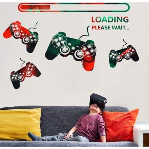 Creative Wall Stickers for Boys Rooms Decor Art Sticker Bedroom Living Room Wall Decoration Playroom Decals Mural Child Gift DIY