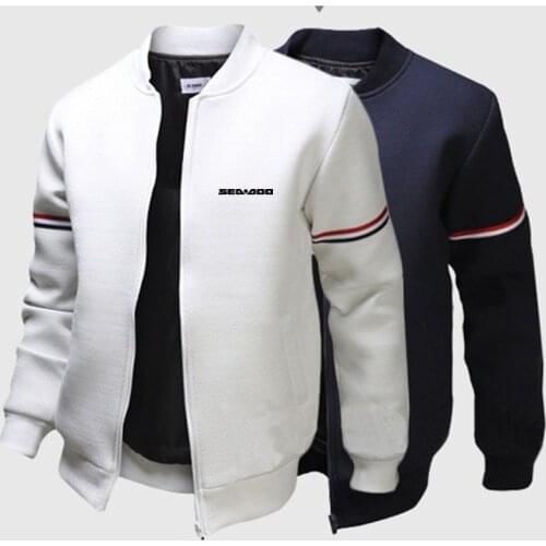 Summer Sea Doo Seadoo Moto Mens Printed Comfortable Jacket Round Neck Jacket All-match Fashion Hip Hop Sports High Street Top