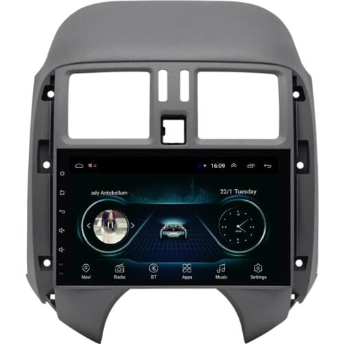 New arrival Android 8.1 Car Multimedia Player For Nissan sunny 2018 2019 With GPS navigation touch screen Resolution HD 1024