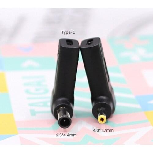Type C USB 3.1 to DC 6.5*4.4&4.0*1.7mm Power Converter Adapter PD Emulator Trigger 90 Degree Angled for Sony