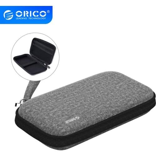 ORICO 2.5 Inch HDD Protection Bag Box For External HDD Power Bank Storage USB Hard Drive Disk Cable Earphone Multifunction Bag