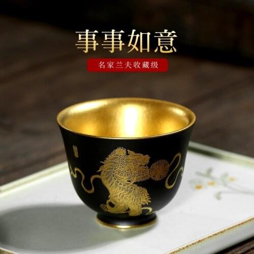 Yixing purple sand tea cup in Xiyin pottery house
