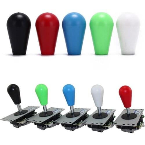 1pc 51mm X 17mm Battop American Style Handle Arcade Replacement Top Ball Joystick Handle For Joystick Replacement Ball 5 Colors