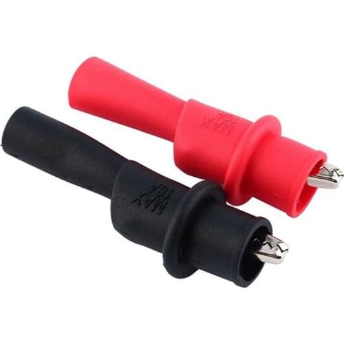 10pcs Meter Alligator Crocodile Clip clamp test lead probe for tester such fluke etc