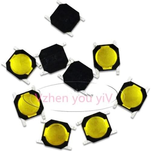 500pcs/Tact switch, 4.5*4.5*0.5 MM paster, 4 foot touch switch, key switch, pan son key, high 0.5MM